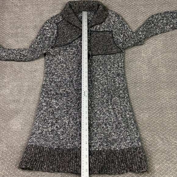 Prana Danika Duster Cardigan Sweater Women's Medium Long Gray - Picture 10 of 11